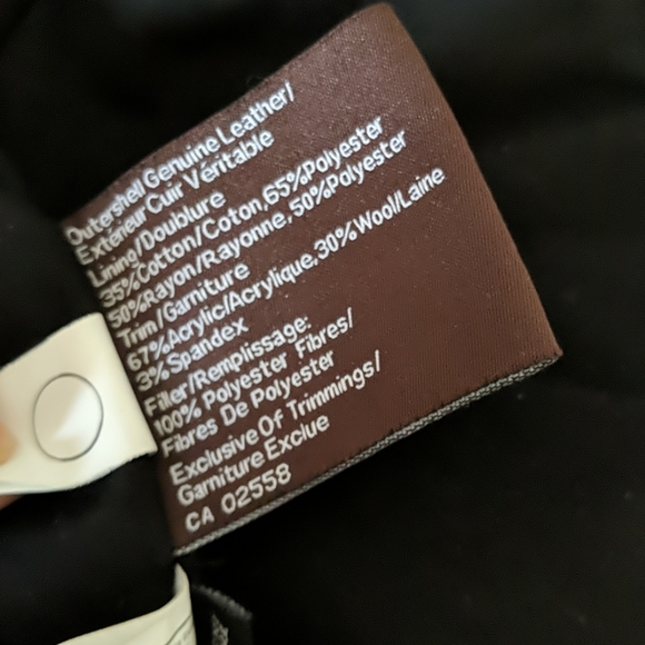 Danier Genuine Leather Brown Coat - Picture 8 of 8